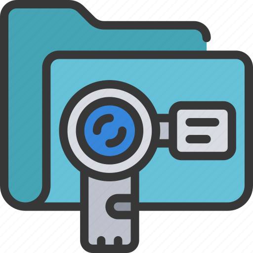 Camcorder, folder, files, documents, camera, video icon - Download on Iconfinder