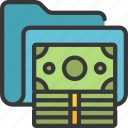 cash, stack, folder, files, documents, notes, money