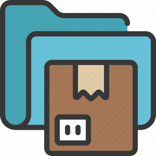 Delivery, box, folder, files, documents, parcel icon - Download on Iconfinder