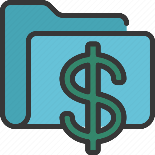 Dollar, folder, files, documents, money, cash icon - Download on Iconfinder
