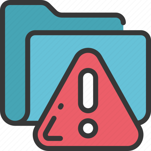 Important, folder, files, documents, error, warning icon - Download on Iconfinder