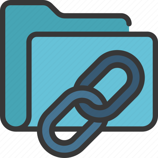 Linked, folder, files, documents, links, chain icon - Download on Iconfinder