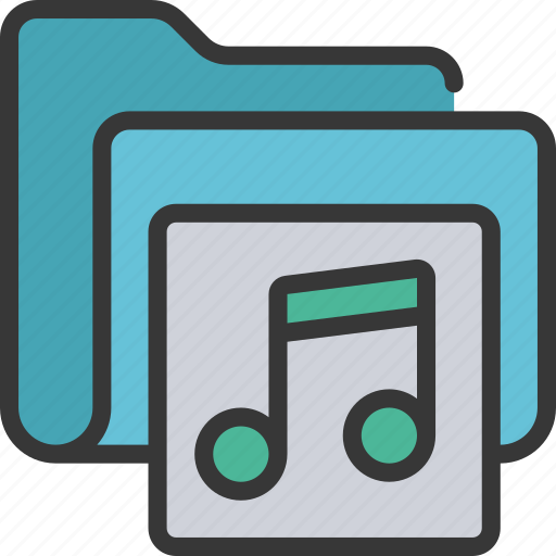 Music, folder, files, documents, mp3, tunes icon - Download on Iconfinder
