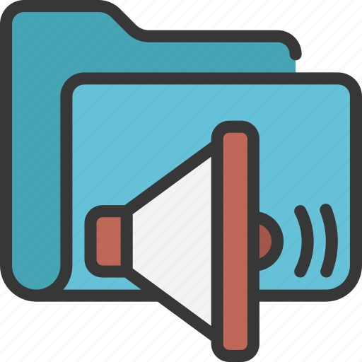 Sound, folder, files, documents, audio, sounds icon - Download on Iconfinder