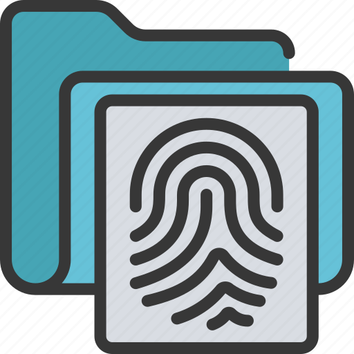 Thumb, print, folder, files, documents, finger, prints icon - Download on Iconfinder