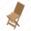 beach, business, cartoon, chair, folding, isometric, wood 