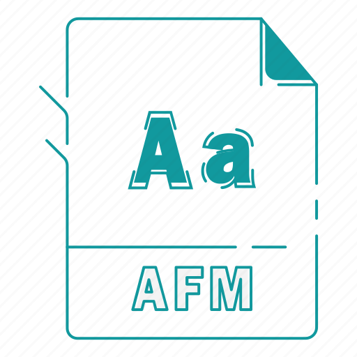 Afm, extension, file, font, font extension, type, type font icon - Download on Iconfinder