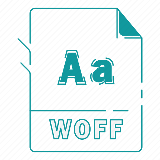 Extension, file, font, font extension, type, type font, woff icon - Download on Iconfinder