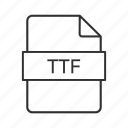 .ttf, truetype font, truetype font file, ttf document, ttf file, ttf file icon, ttf icon