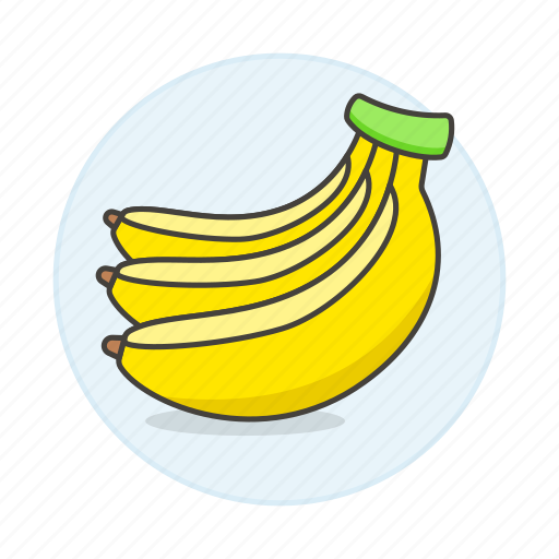Banana, food, fruits, vegetables icon - Download on Iconfinder