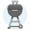 barbecue, bbq, black, cook, food, grill, kettle, meat, picnic, roast