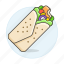 burrito, fast, flour, food, meals, soft, tortilla, wrap 