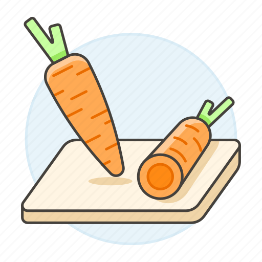 Board, carrot, carrots, cutting, food, fruits, vegetables icon - Download on Iconfinder