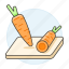 board, carrot, carrots, cutting, food, fruits, vegetables 