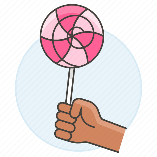 Sweets, holding, hand, food, store, confectionery, lolipop icon - Download on Iconfinder