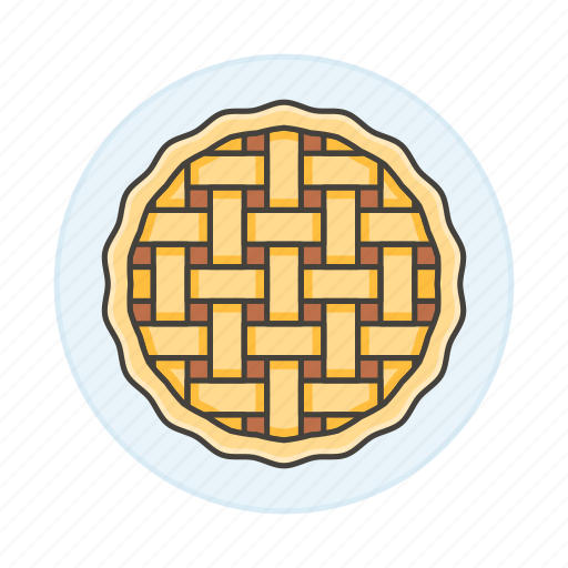 Baked, bakery, baking, crust, food, good, lattice icon - Download on Iconfinder