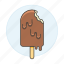 sweet, cream, ice, covered, food, popsicle, cold, chocolate 