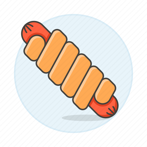 Fast, fastfood, fat, food, junk, sausage, wrap icon - Download on Iconfinder