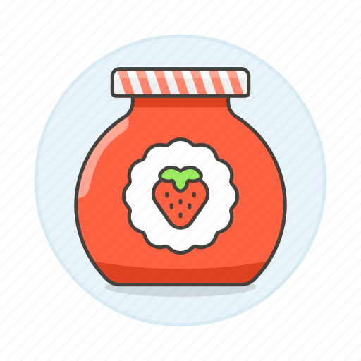 Confiture, food, ingredient, jam, jar, marmalade, preserve icon - Download on Iconfinder
