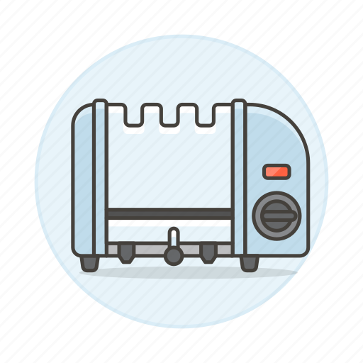 Cooking, breakfast, toaster, kitchen, appliance, slice, food icon - Download on Iconfinder