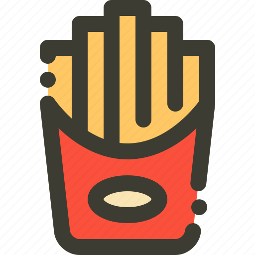 Food, french, fries, potato, snack icon - Download on Iconfinder