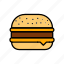 burger, cheeseburger, food, hamburger, restaurant, snack 