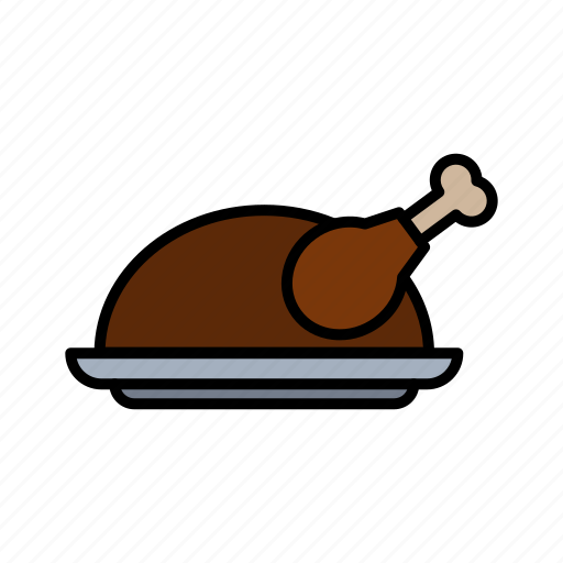 Chicken, food, kitchen, reasturant, roast icon - Download on Iconfinder