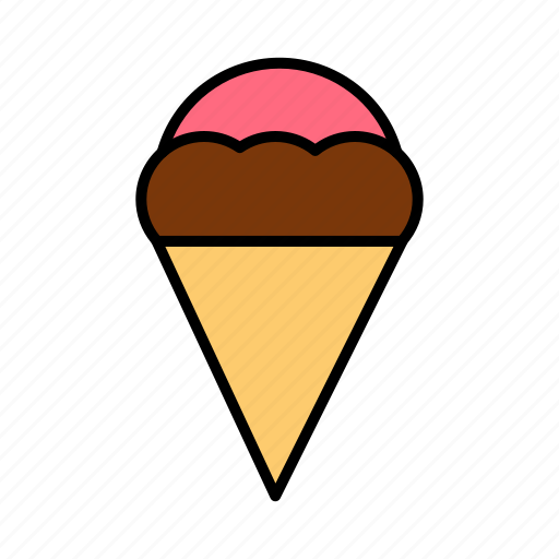 Cone, cream, eat, food, ice, restaurant, sweet icon - Download on Iconfinder