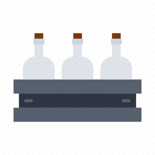 Bottle, carton, container, drink, liquid, rack, water icon - Download on Iconfinder