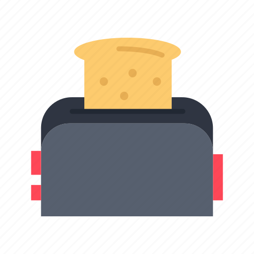 Bread, food, kitchen, machine, restaurant, slice, toaster icon - Download on Iconfinder