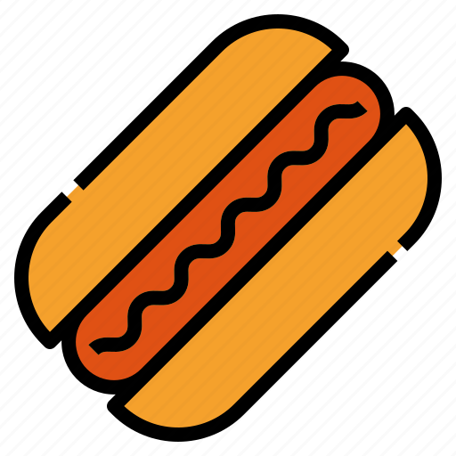Hot, grill, meal, food, dog, sausage icon - Download on Iconfinder