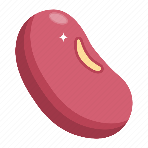 Kidney bean, red bean, adzuki bean, bean, phaseolus vulgaris icon - Download on Iconfinder