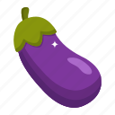 aubergine, eggplant, vegetable, food, edible