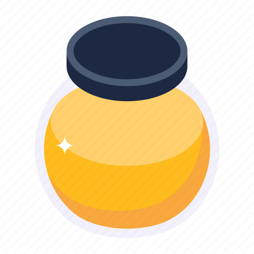 Honey bottle, honey, honey jar, sweet, edible icon - Download on Iconfinder