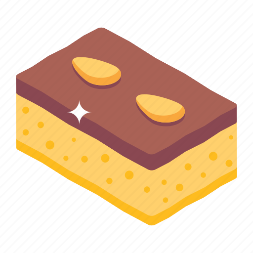 Dessert, sweet, chocolate brownie, cake slice, food icon - Download on Iconfinder