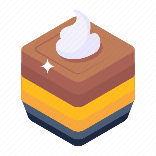 Sweet, dessert, cream, mini cake, pastry icon - Download on Iconfinder