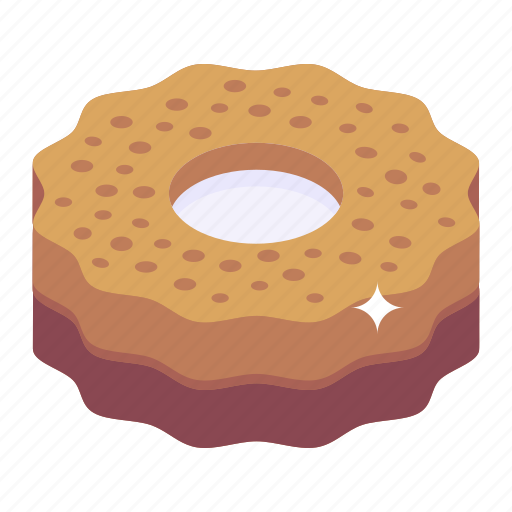 Cookie, macron, biscuit, chocolate cookie, food icon - Download on Iconfinder