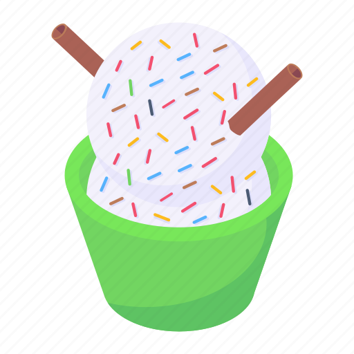 Ice cream, dessert, frozen dessert, sweet food, cream cup icon - Download on Iconfinder