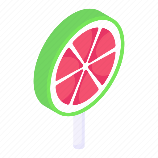 Lollipop, watermelon candy, popsicle, food, sweet icon - Download on Iconfinder