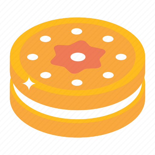 Cream biscuit, cracker, snack, cookie, bakery food icon - Download on Iconfinder