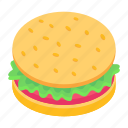 burger, hamburger, junk food, fast food, food