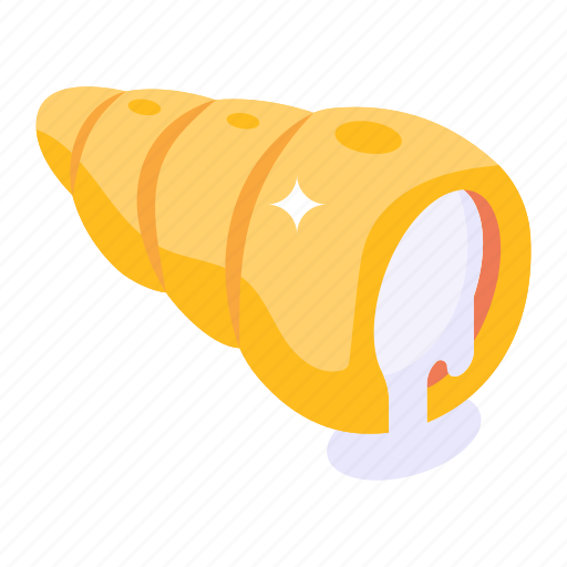 Cream puff, cream roll, fat, food, dessert icon - Download on Iconfinder