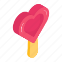 sweet, confectionery, lollipop, food, heart lollipop