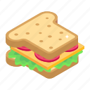 sandwich, toast, snack, bread, refreshment