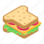 sandwich, toast, snack, bread, refreshment 