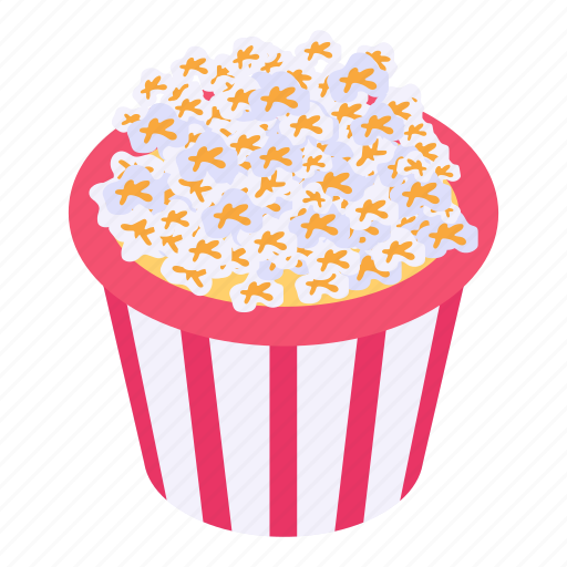 Popcorn, kettle corn, popcorn box, snack, food icon - Download on Iconfinder