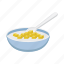 bowl, milk, mangoes, desert, food 