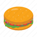 burger, fast, food, junk, hamburger