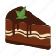 cake, slice, sweet, tasty, bakery 