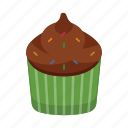 cupcake, muffin, sweet, desert, bakery